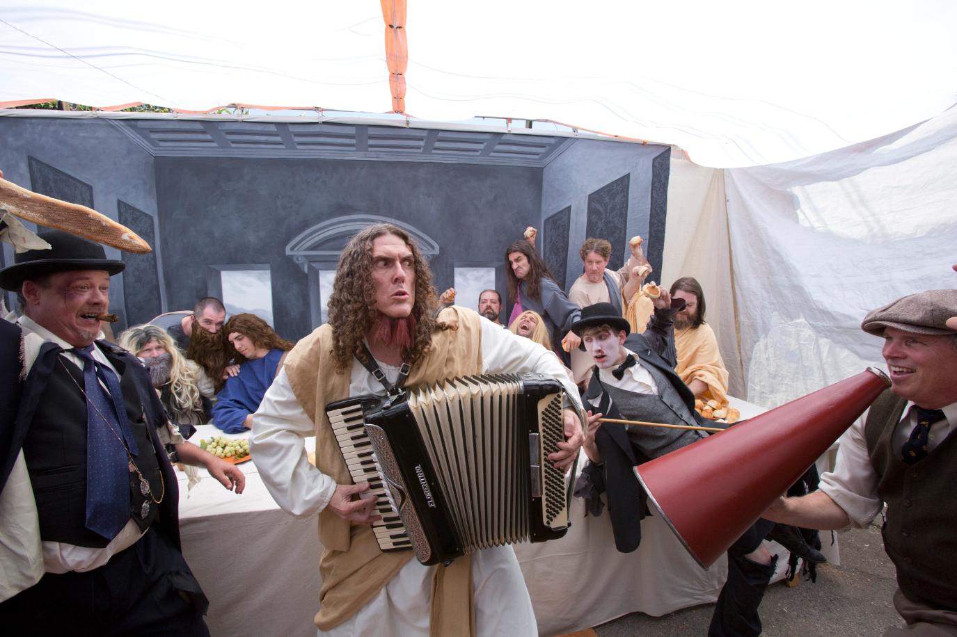 Promo shots with Weird Al Yankovic for The Moving Picture Co. 1914